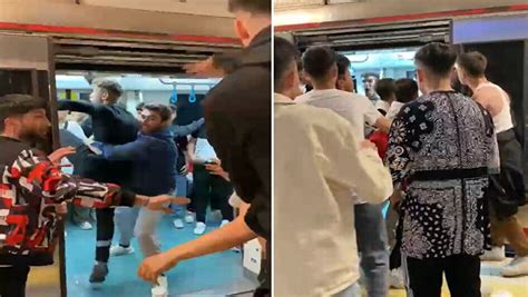 Marmaray da dehşet anları Yolcular korku dolu gözlerle izledi