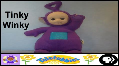 1998 Pbs Teletubbies Talking Tinky Winky Plush Toy By Playskool Youtube