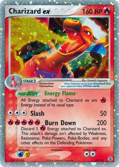 Charizard Ex Firered Leafgreen English Version