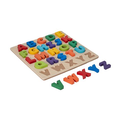 Learn The Alphabet Chunky Wooden Puzzle Kmart