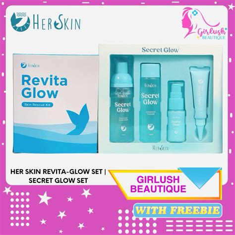 Her Skin Revita Glow Skin Rescue Set Secret Glow Set Shopee Philippines