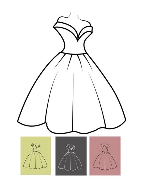 Premium Vector Female Luxury Dress Vector Art Icons And Graphics Design 01