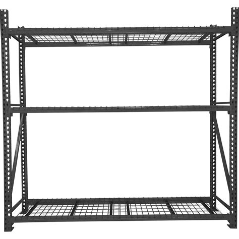 Ak Industrial Teardrop Pallet Rack Frame In X In Black Model