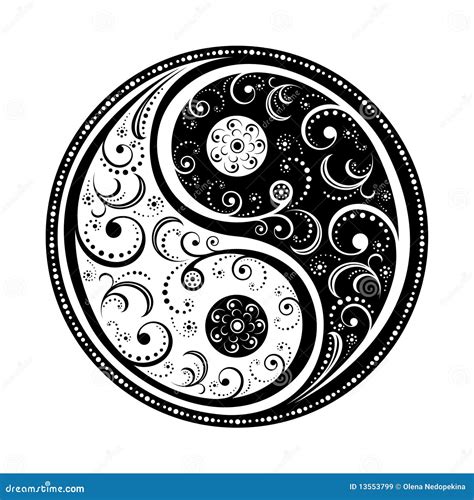 Yin Yang Symbol Stock Vector Illustration Of Icon Buddhism