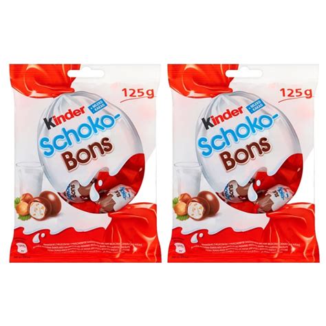 Kinder Schoko Bons 125g 2 Pack Maple Mart