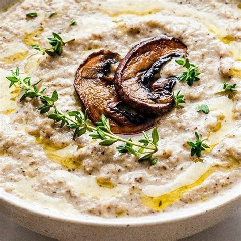 Creamy Roasted Mushroom Soup Recipe