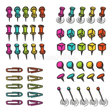 Navigation Pins Set Stock Vector Illustration Of Bike