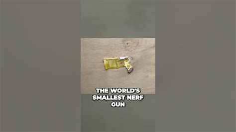 Mark Rober Builds The Worlds Smallest Nerf Gun Youtube