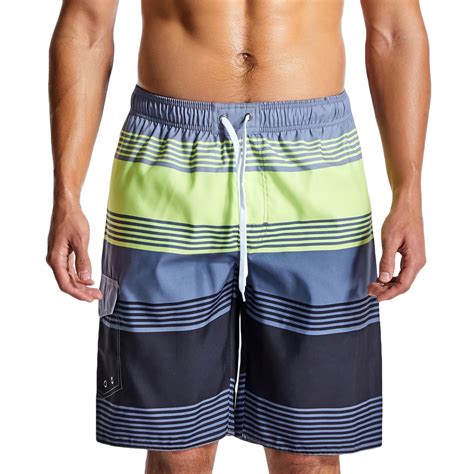 Vsssj Swim Trunks For Men Elastic Drawstring Waist Casual Breathable