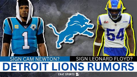 Detroit Lions Rumors Sign Bobby Wagner Leonard Floyd Cam Newton