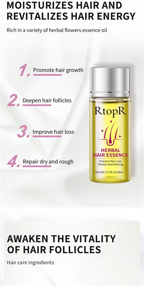 Rtopr Fda Hair Growth Essence Anti Hair Loss Liquid Promote Thick Fast Hair Growth Treatment