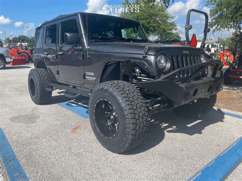 2017 Jeep Wrangler Jk With 18x12 44 Fuel Maverick And 35 12 5r18 Toyo Tires Open Country A T