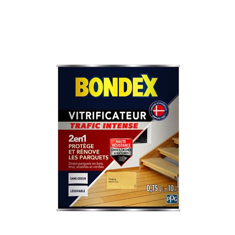 Bondex Vitrificateur Trafic Intense Sat Chène Ciré 075l Bricorama