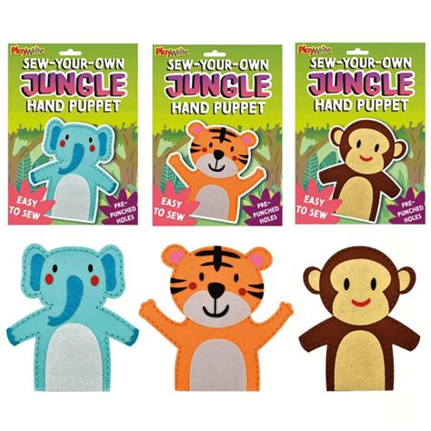 Make Your Own Jungle Hand Puppet Poundtoys