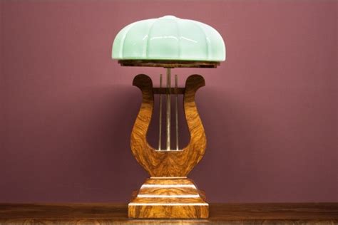 Lampa stołowa Art Deco połowa XX wieku