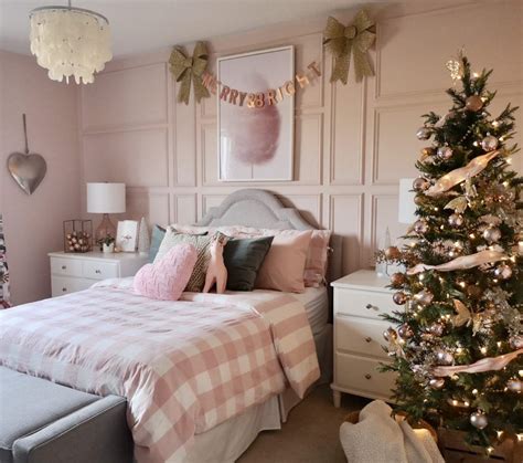 Pretty Pink Girls Christmas Room Project Nursery Pink Christmas