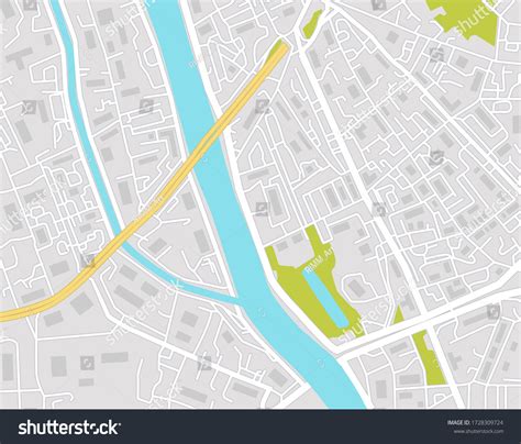 roads streets map template green images stock   objects