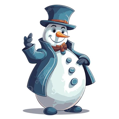 Frosty El Mu Eco De Nieve Vector Png Pegatina Clipart Caricatura