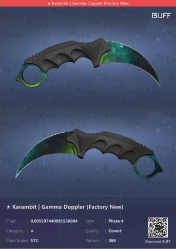 Karambit Gamma Doppler FN P4 csgo skiny CS GO kosa Lelów Kup teraz