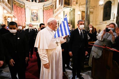 Apostolic Journey To Cyprus And Greece Meeting With Bishops Priests