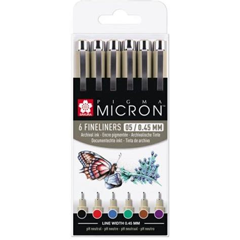 Zestaw Pigma Micron Basic Set Kol Sakura Sakura Sklep Empik