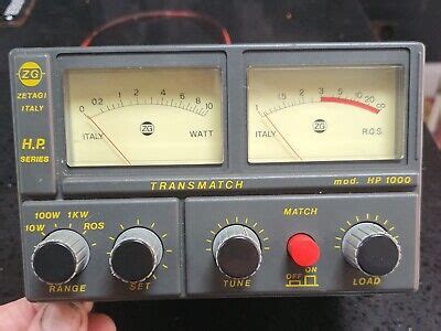 Zetagi HP1000 Transmatch SWR Power Matcher EBay