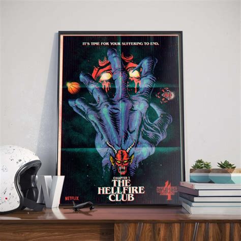 Stranger Things 4 Chapter 1 The Hellfire Club Poster Canvas - Kaiteez