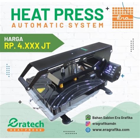 Jual Mesin Baju Press Digital Automatic Heat Press Shopee Indonesia