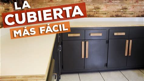 Como Hacer Una Cubierta De Cocina Triplay Laminado Youtube