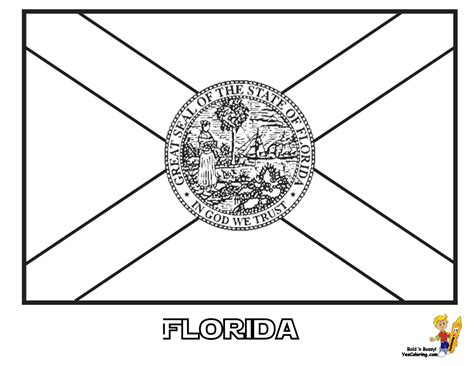 Florida State Flag Printable