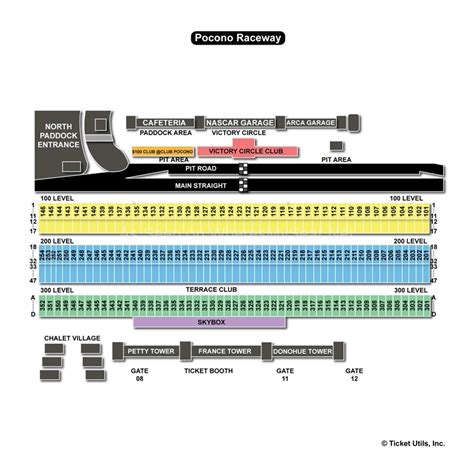 Pomona Raceway Seating Chart Printable Templates Free