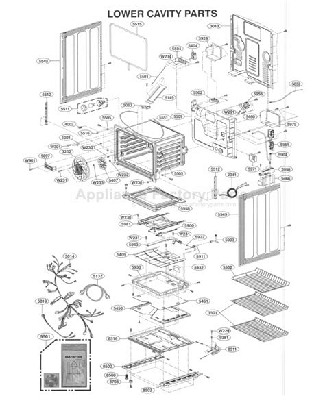 Lg Range Parts Diagram