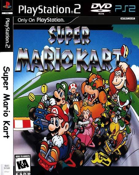 Super Mario Kart Playstation 2 Jogo Corrida Classico Em Jogos Online Wx