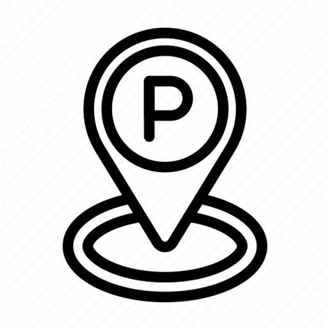 Parking location, parking, location, pin, car icon - Download on Iconfinder