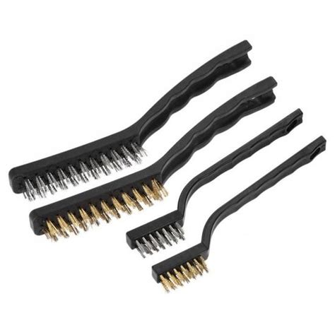 Brosses Gratter Acier Inoxydable Acier Et Laiton Fil Ensemble Brosses