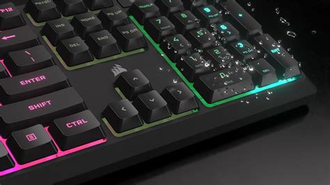 Corsair K55 CORE RGB Membrane Wired Gaming Keyboard