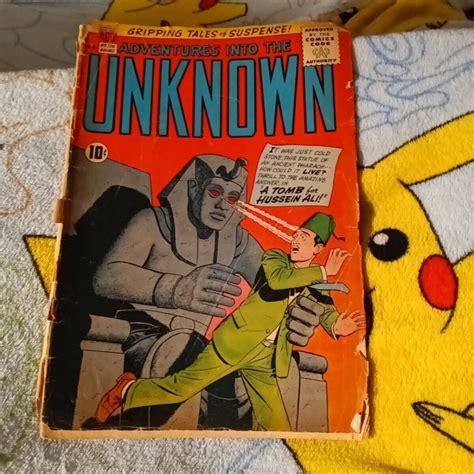 Adventures Into The Unknown Silver Age Horror Scifi Egyptian