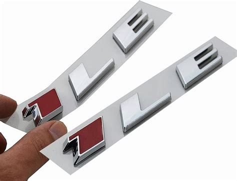 2pcs Camaro 1le 1le Emblems Fender Badges Sticker 3d For Camaro Trunk