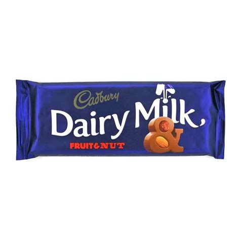 Cadbury Fruit and Nut 150g bar - Sedo Snax