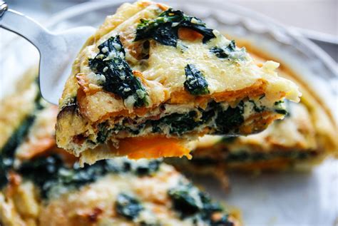 Sweet Potato Spinach Frittata Swiss Paleo