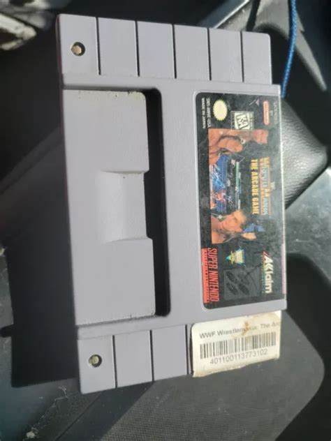 Cartouche Wwf Wrestlemania The Arcade Game Super Nintendo Snes