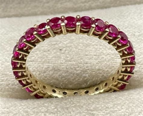 No Reserve Price Kt Yellow Gold Ring Ruby Rubies Catawiki