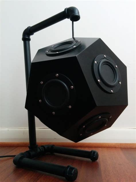 Homemade Omnidirectional Speakers In A Unique Enclosure Hackaday