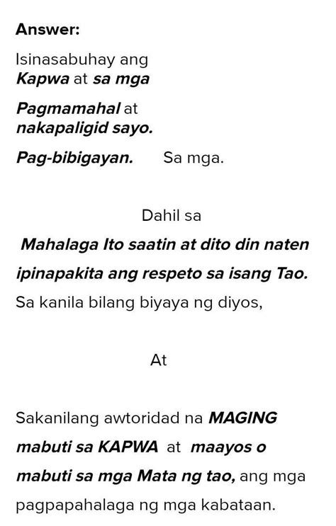 Gawain Sa Pagkatuto Bilang 2 Punan Ang Graphic Organizer Isulat Itosa