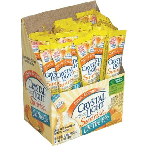 Crystal Light Drink Mix Packets | Crystal Clear Bottled Water