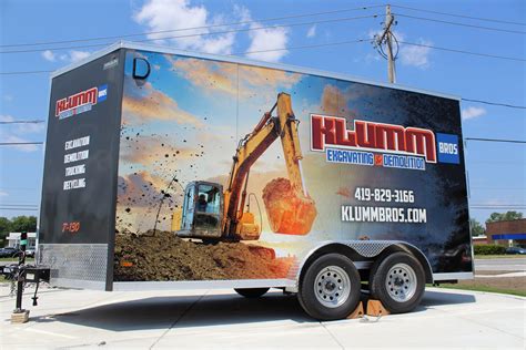 Enclosed Trailer Graphics And Installation Equipt Graphics Solutions