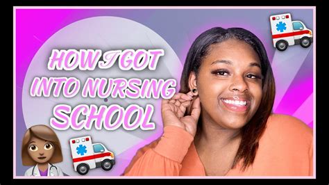 How I Got Accepted Into Nursing School Full Story Youtube