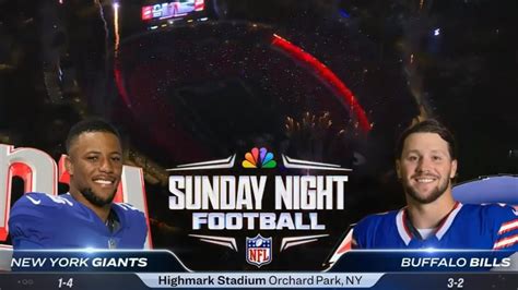 2023 Nbc Sunday Night Football Week 6 Introtheme Nfl 2023 Youtube