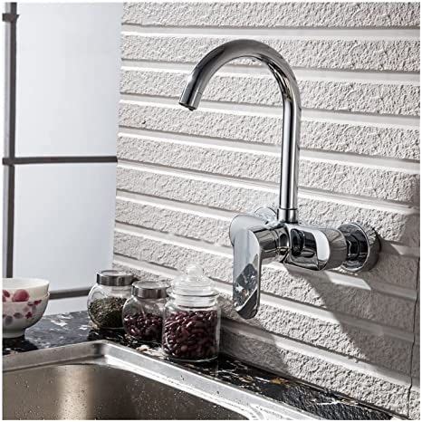 Wall Mounted Stainless Steel Mixer Tap Kitchen Sink Faucet Artofit