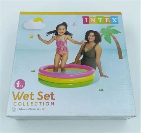 Vinyl Round Intex Sunset Glow Baby Pool For Hotels Resorts At Rs